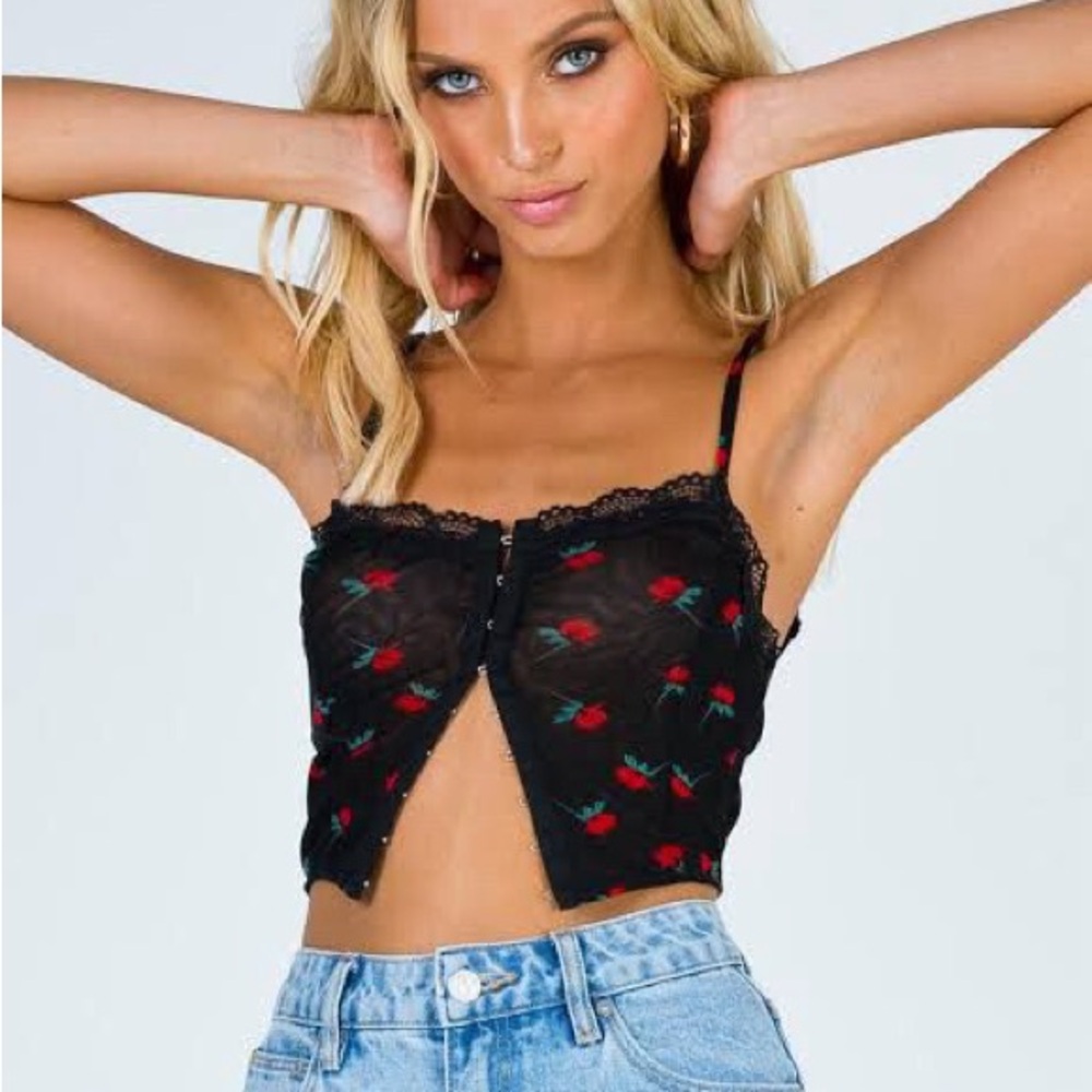 Princess Polly Valencia Crop